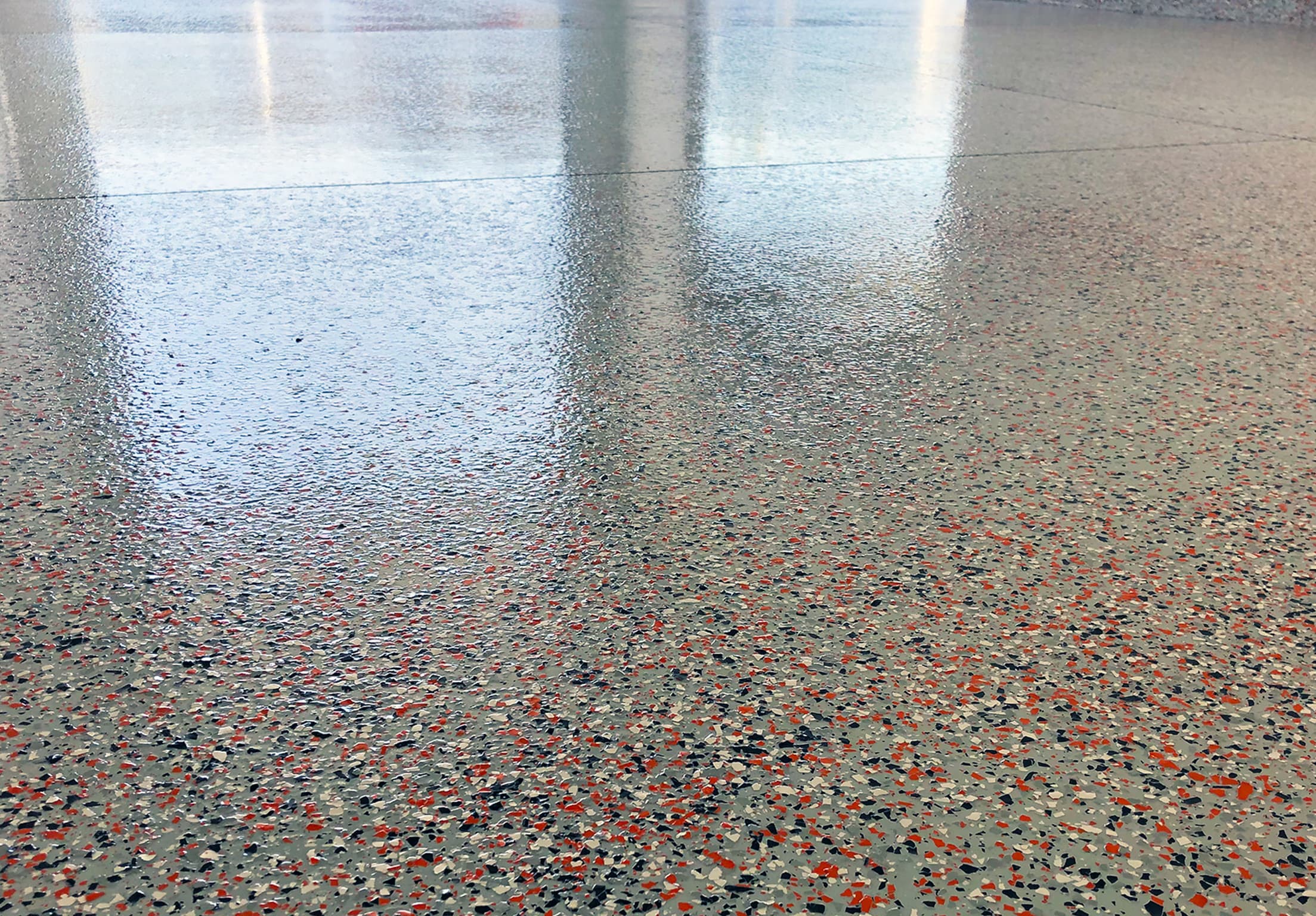 Polyaspartic garage floor coating in Florida — fast cure, UV-stable
